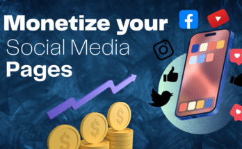 Monetize social media pages to earn money online in Pakistan with mobile